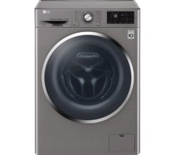LG F4J6TN2S NFC 8 kg 1400 Spin Washing Machine - Shine Steel